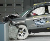 2012 Chevrolet Traverse IIHS Frontal Impact Crash Test Picture